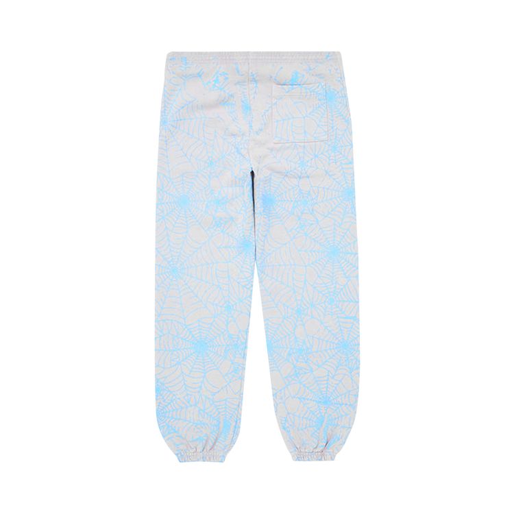 Sp5der AOP Web Sweatpants Heather Grey