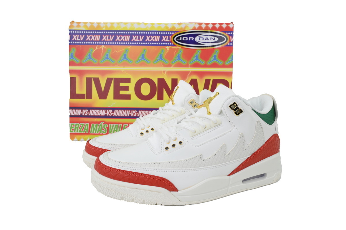 【Special Offers】PK God Batch Air Jordan 3 Retro Mexico Limited IO1752-100