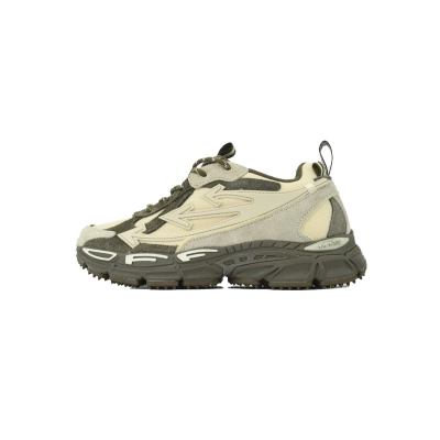 Off White Be Right Back Sneakers Grayish Green OMIA295F25 LEA001 5717 01