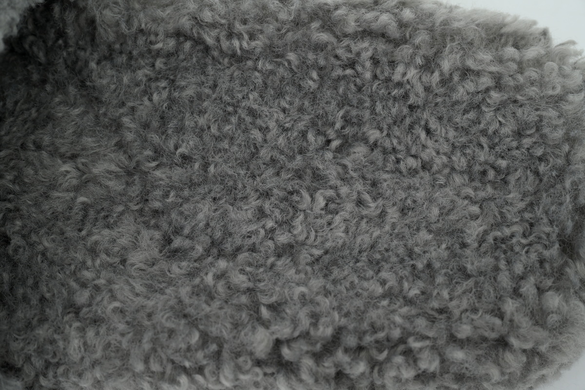 Balenciaga Furry Slide Grey