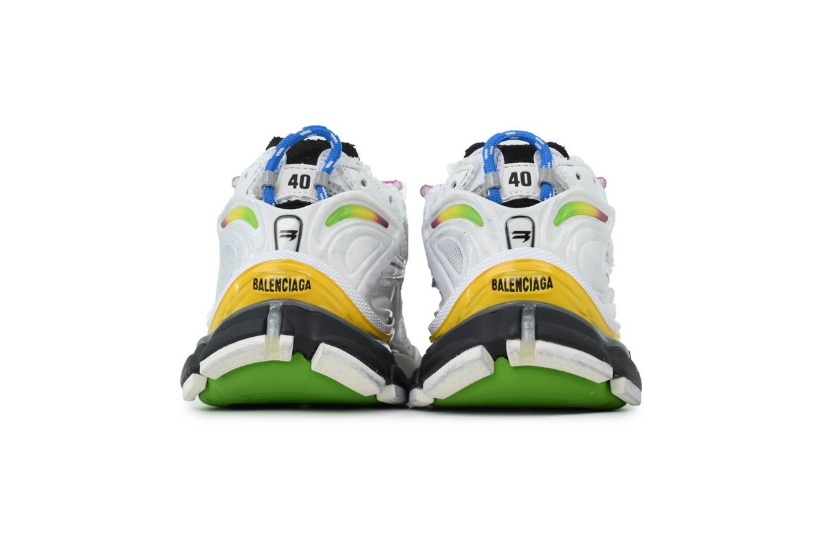 Balenciaga Runner Sneaker Gradient White Gray 772774 WRUNG 9800