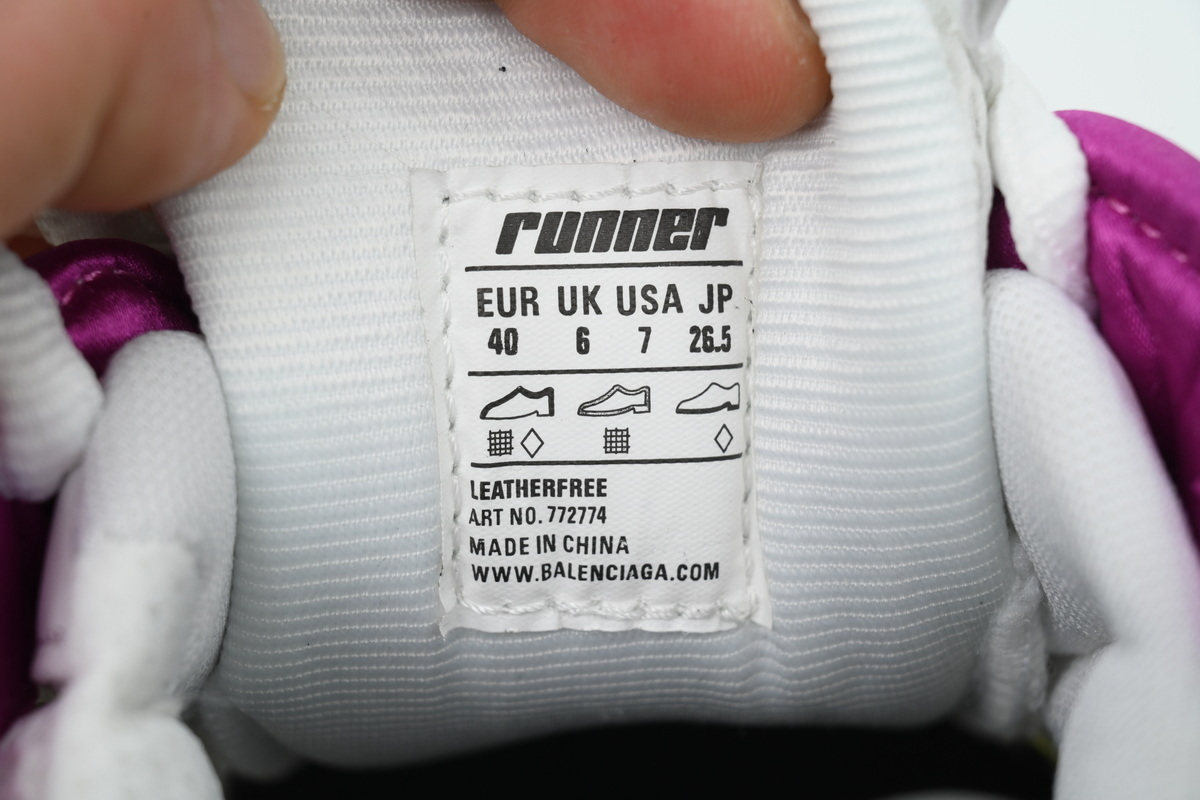 Balenciaga Runner Sneaker Gradient White Gray 772774 WRUNG 9800