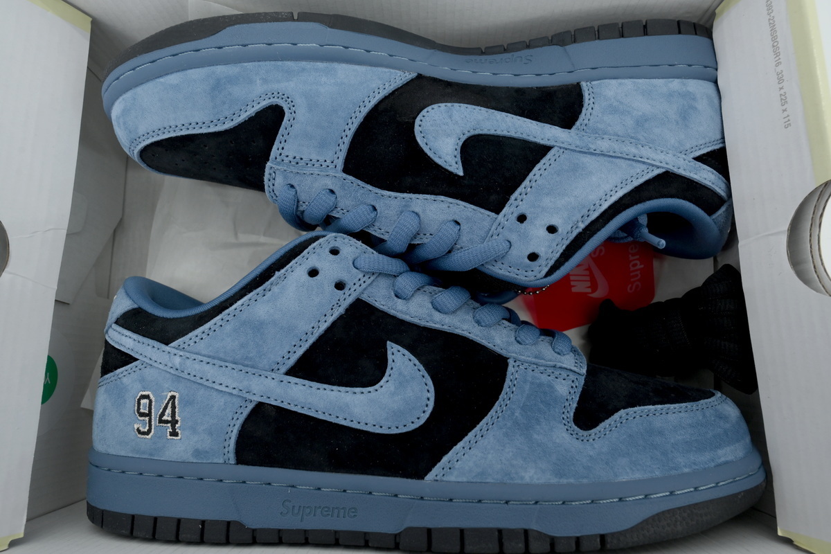 PK God Batch Nike Supreme x Dunk Low SB 'Ocean Fog' HQ8487-400