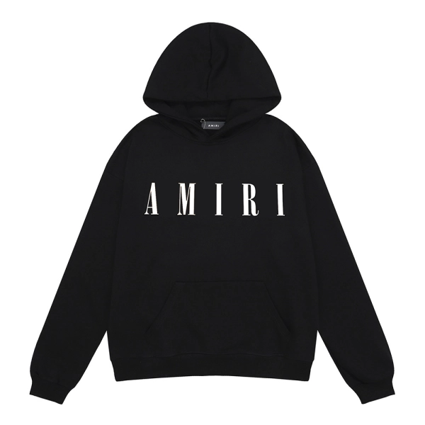 AMIRI Core Logo Hoodie #9201 Black/White