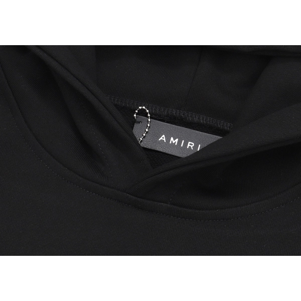 AMIRI Core Logo Hoodie #9201 Black/White