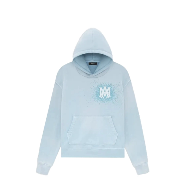 Amiri Crystal Burst Hoodie Ashley Blue