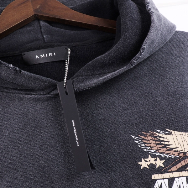 AMIRI Pegasus Hoodie #5890 Black/Apricot