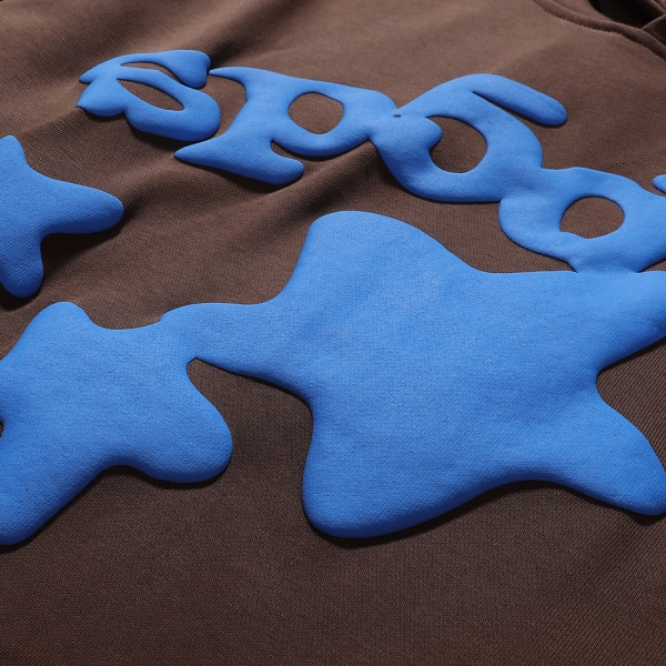 Sp5der Beluga Hoodie & Sweatpant Set Brown #8227