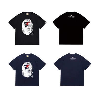 Bape T-Shirt Black/ Blue EG 1044 01
