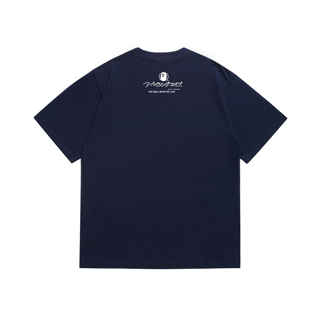 Bape T-Shirt Black/ Blue EG 1044