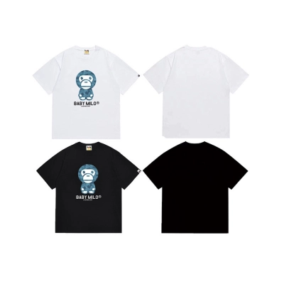 Bape T-Shirt Black/ White EG 1043 01