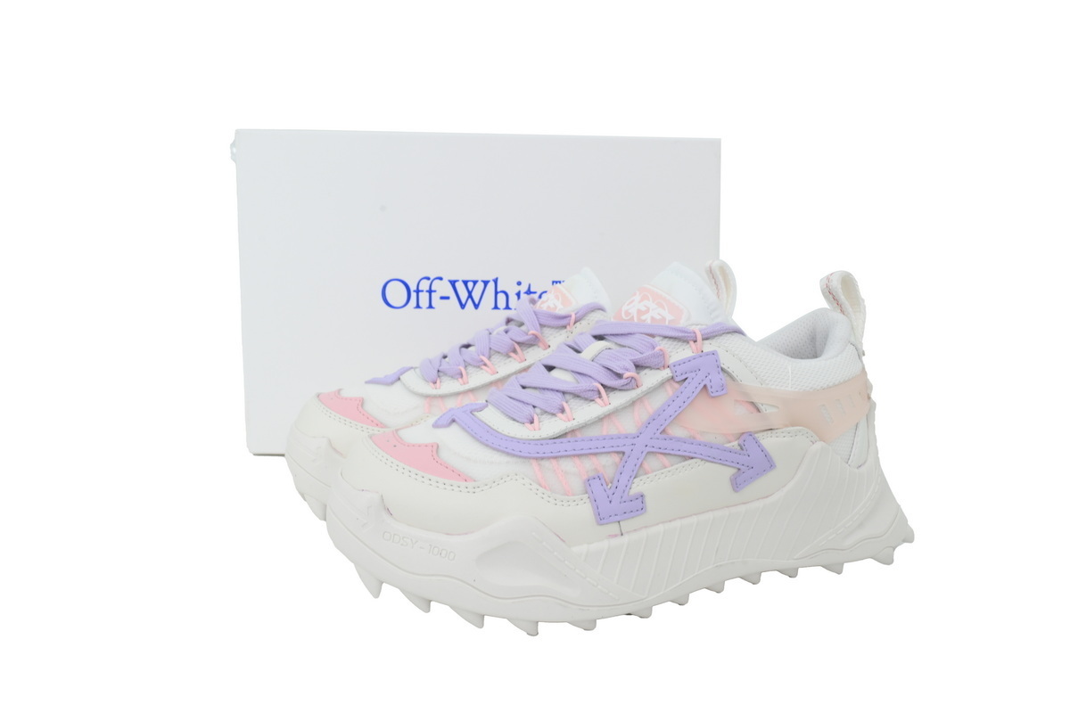 Off White Be Right Back Sneakers White Purple OWIA180S 23FAB00 10137