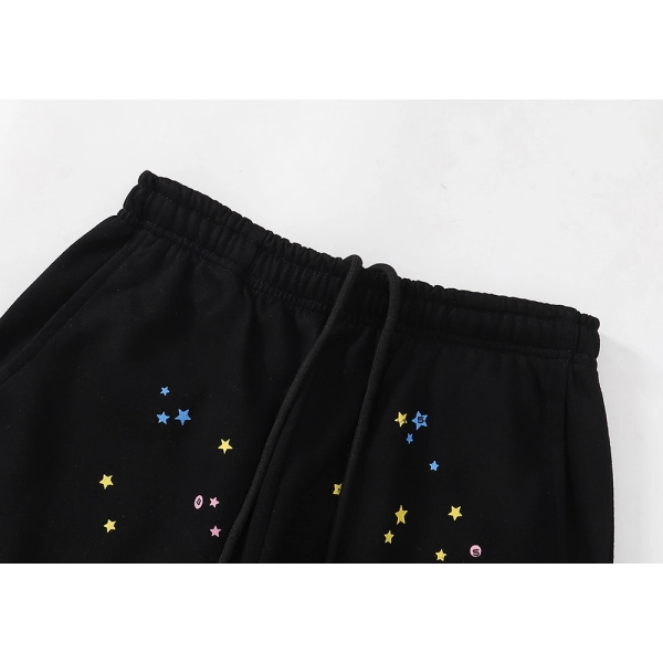 Sp5der Young Thug Black Punk Sweatpant