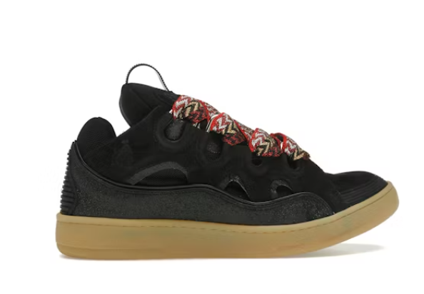 Lanvin Leather Curb Black Gum