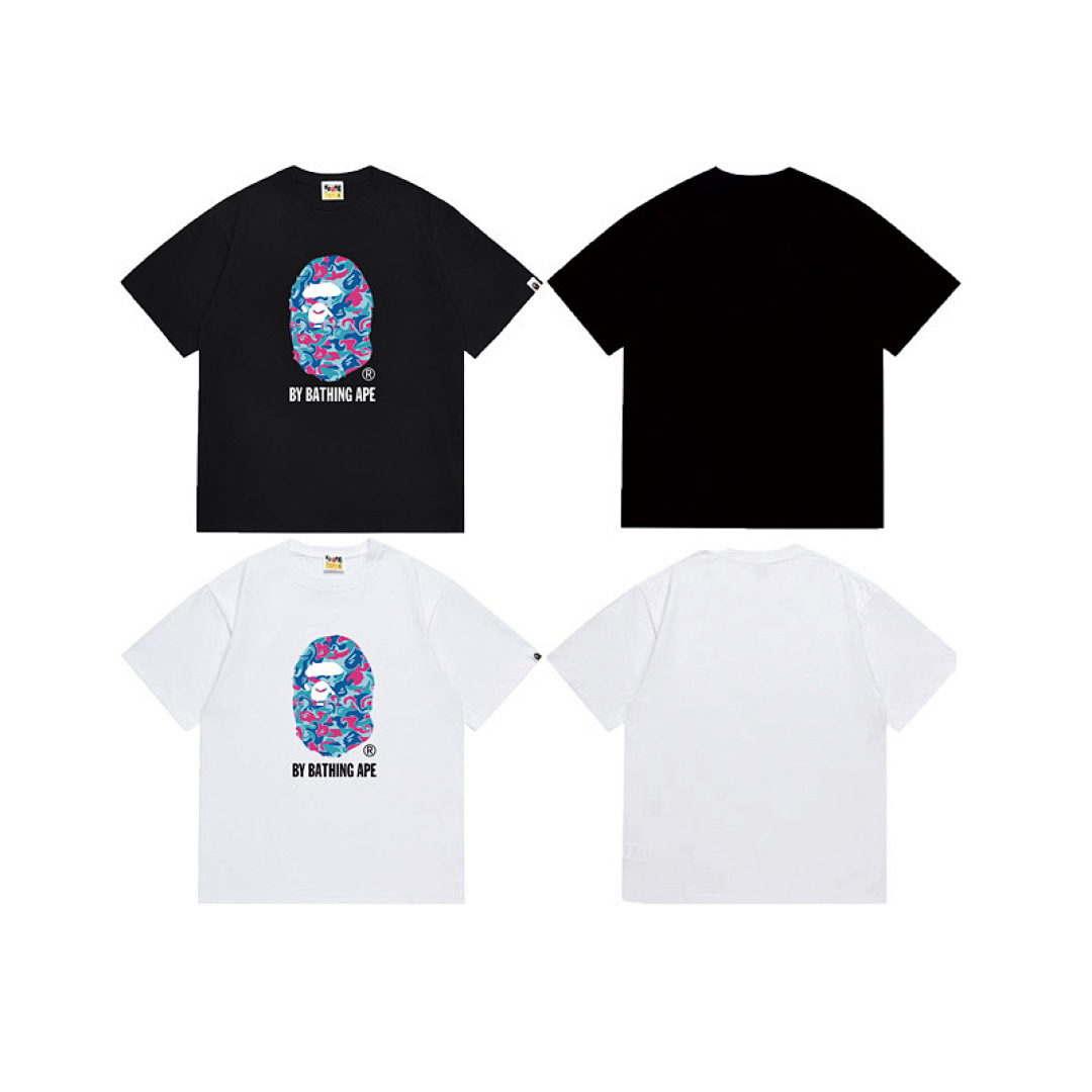 Bape T-Shirt Black/ White EG 1045