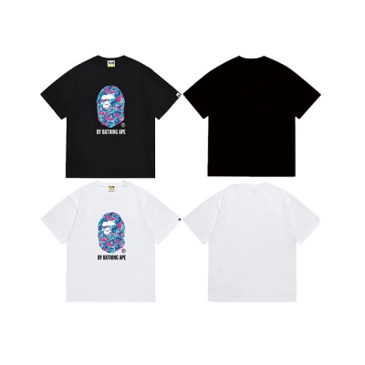 Bape T-Shirt Black/ White EG 1045 01