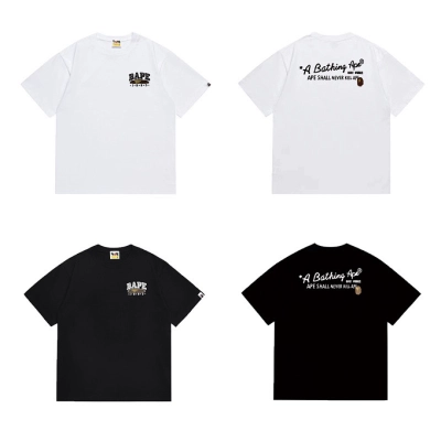 Bape T-Shirt Black/ White EG 1049 01
