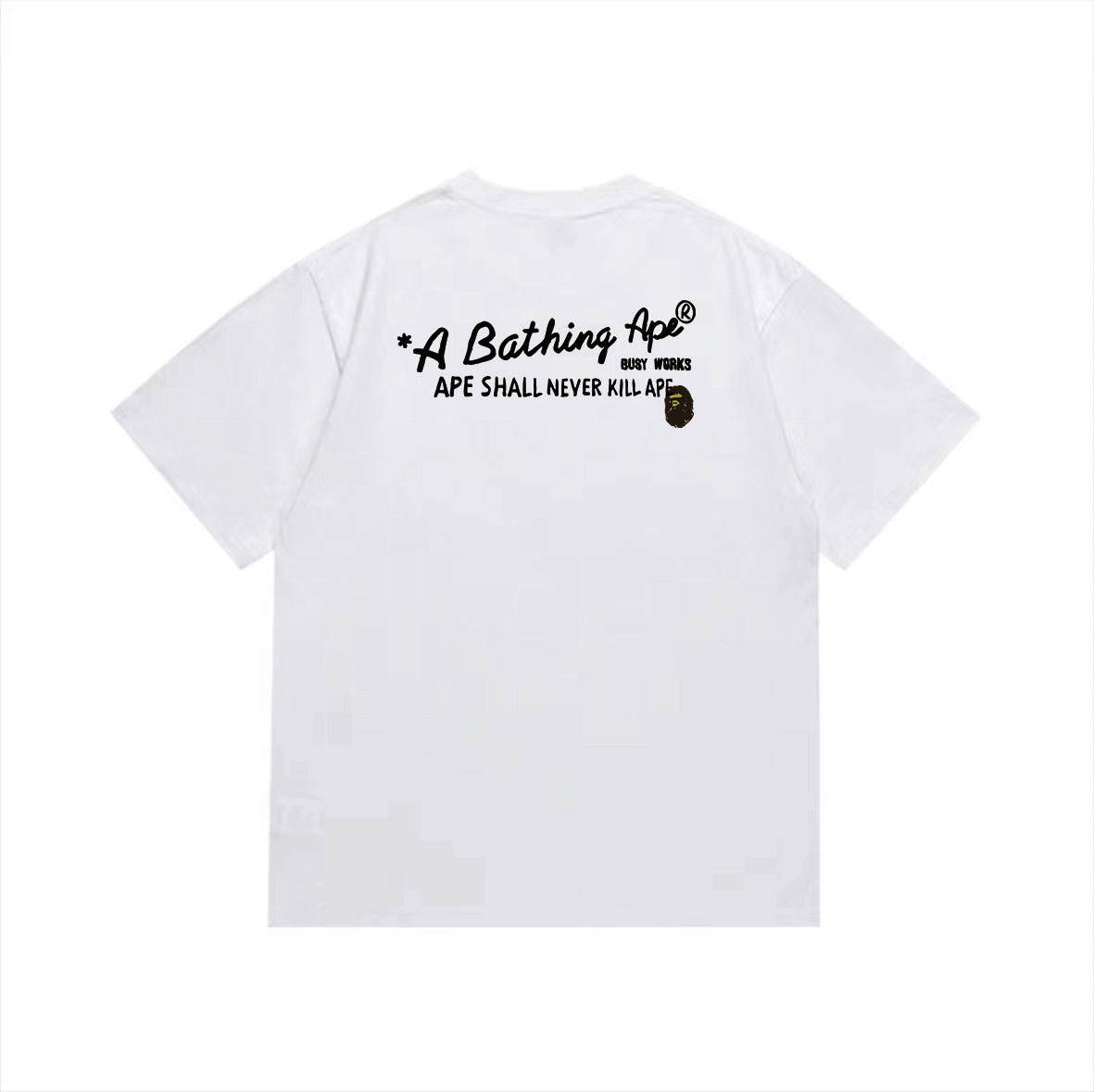 Bape T-Shirt Black/ White EG 1049