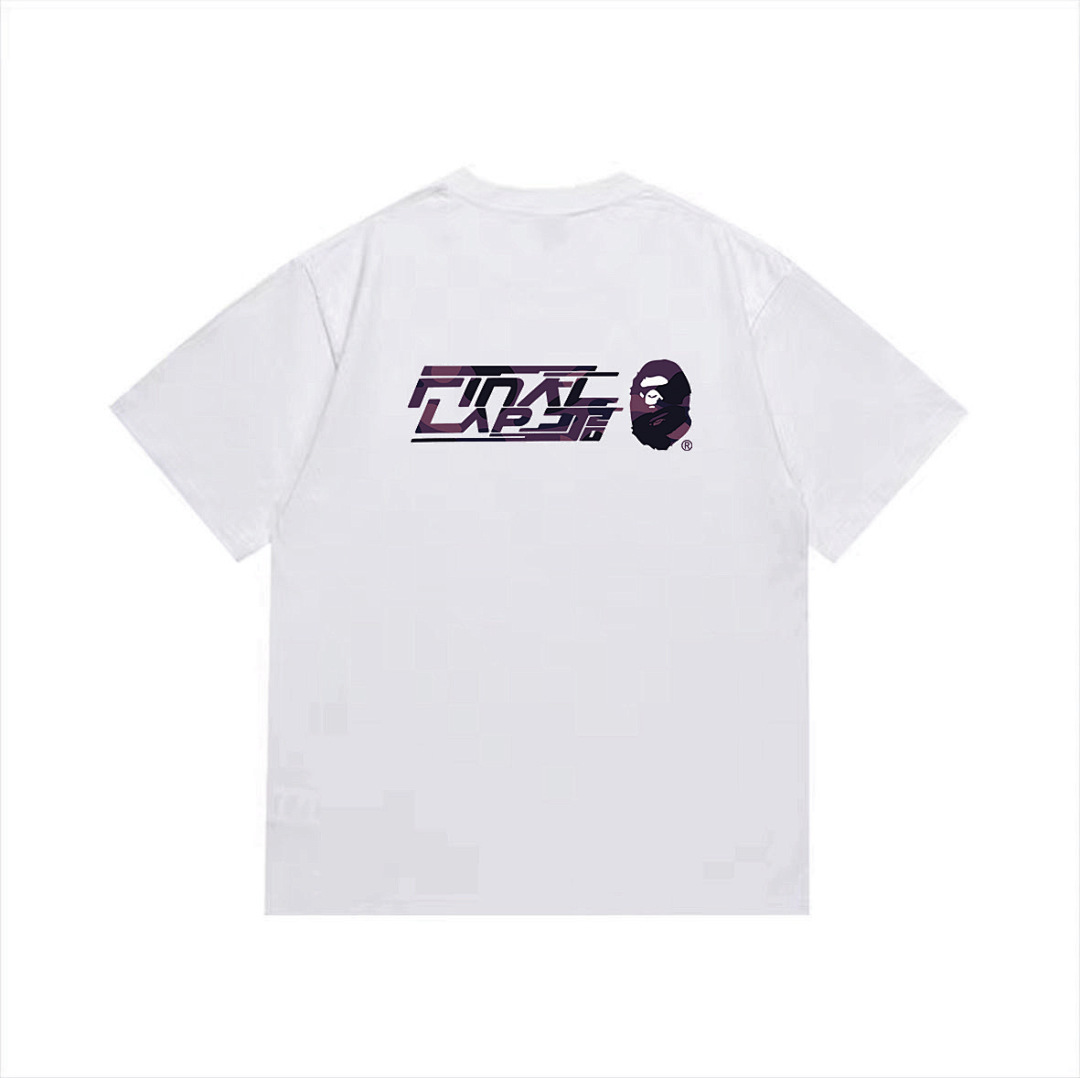 Bape T-Shirt Black/ White EG 1050