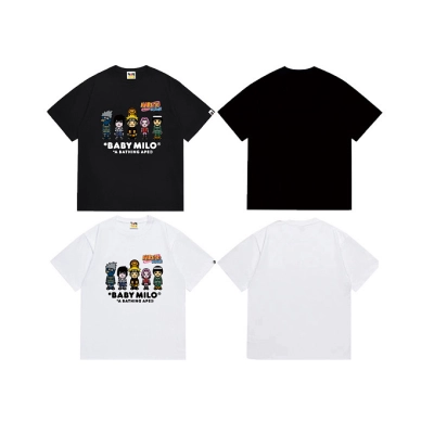 Bape T-Shirt Black/ White Naruto EG 1047 01