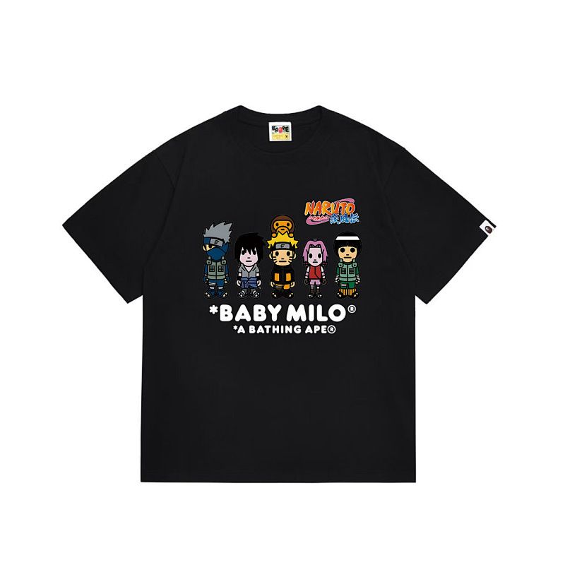 Bape T-Shirt Black/ White Naruto EG 1047