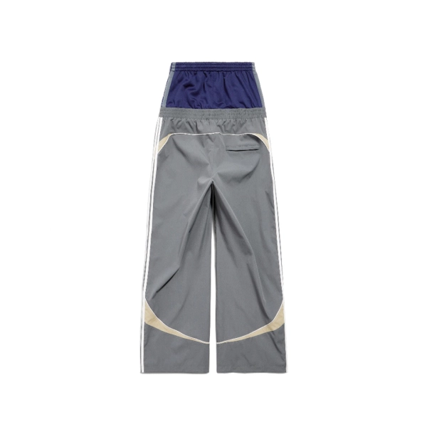 Balenciaga Double Contrast Waistband Track Pants Grey 808909TRO311485