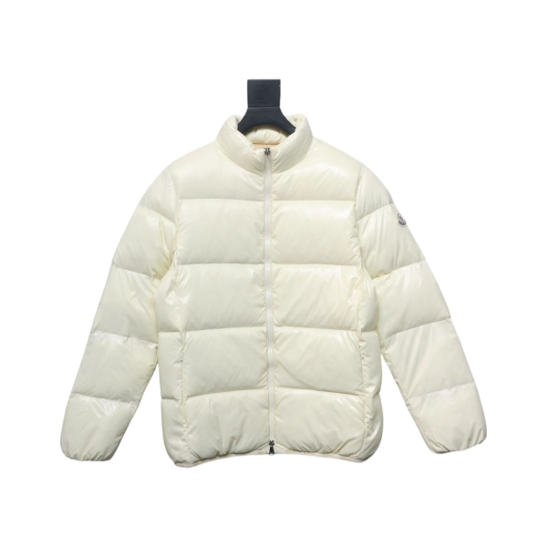 Moncler Abbadia Short Down Jacket White