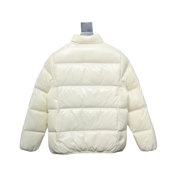 Moncler Abbadia Short Down Jacket White