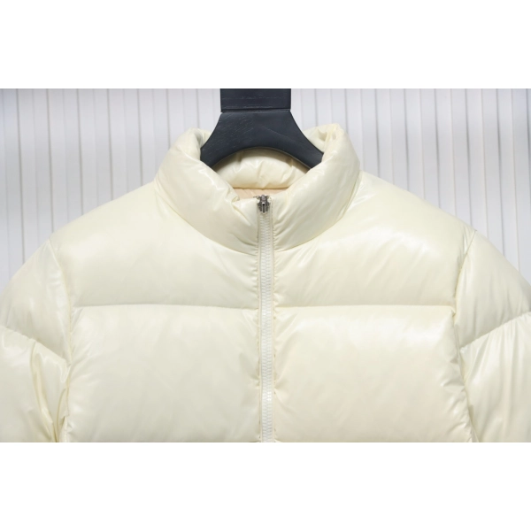 Moncler Abbadia Short Down Jacket White