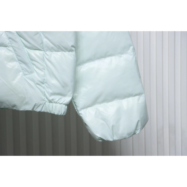 Moncler Andro Removable Hooded Short Down Jacket Sky Blue