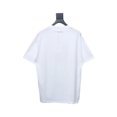 Moncler Embroidered Logo Cotton T-shirt White 02