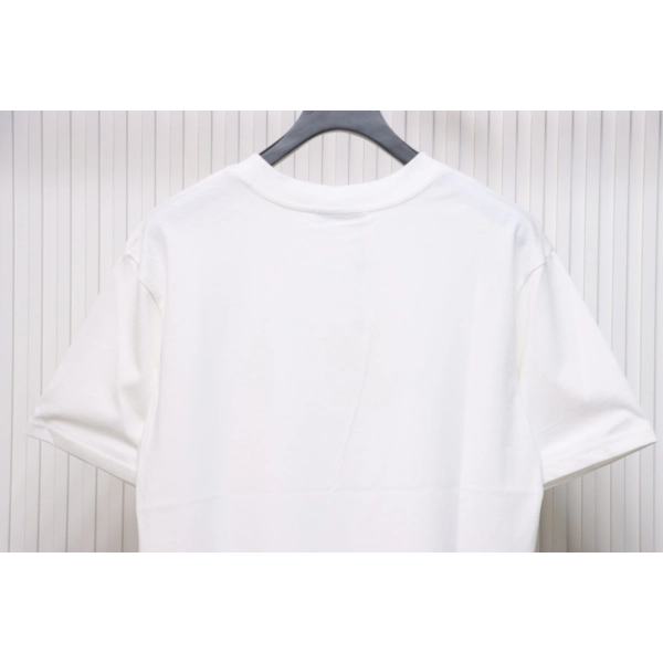 Moncler Enfant Logo Print Cotton T-shirt White