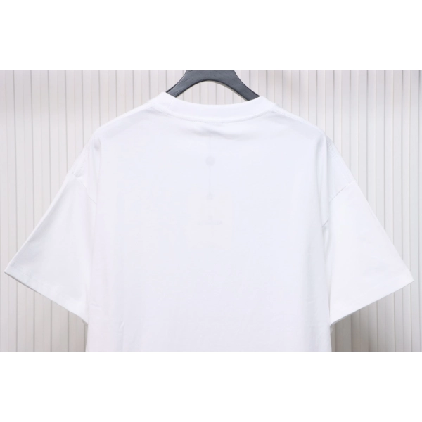 Moncler Laminated Logo T-Shirt White