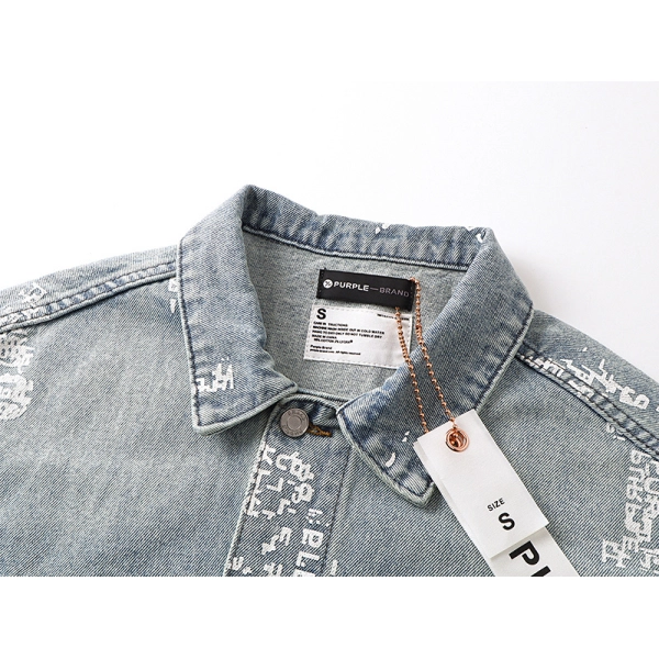 Purple Brand Casual Denim Jackets #6016