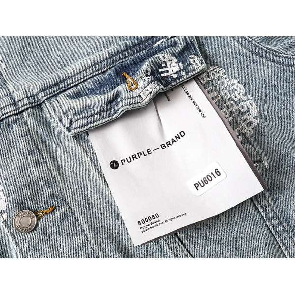 Purple Brand Casual Denim Jackets #6016