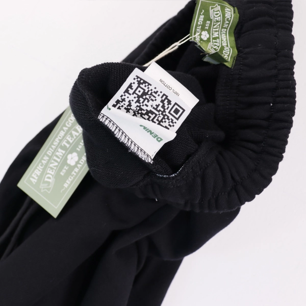 Denim Tears Big Cotton Wreath Shorts #8671 Black/Grey/Purple