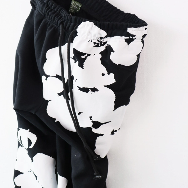 Denim Tears Big Cotton Wreath Hoodie & Sweatpant Set #5671-8215 Black