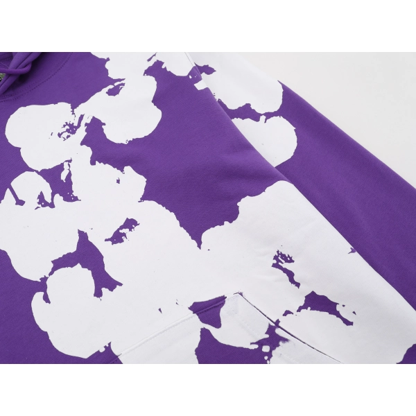 Denim Tears Big Cotton Wreath Hoodie & Sweatpant Set #5671-8215 Purple