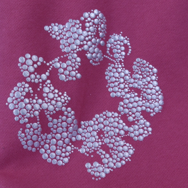 Denim Tears Cashmere Swarovski Cotton Wreath Zip Hoodie & Sweatpant Set #6030-8208 Pink