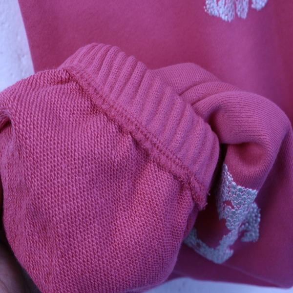 Denim Tears Cashmere Swarovski Cotton Wreath Zip Hoodie & Sweatpant Set #6030-8208 Pink