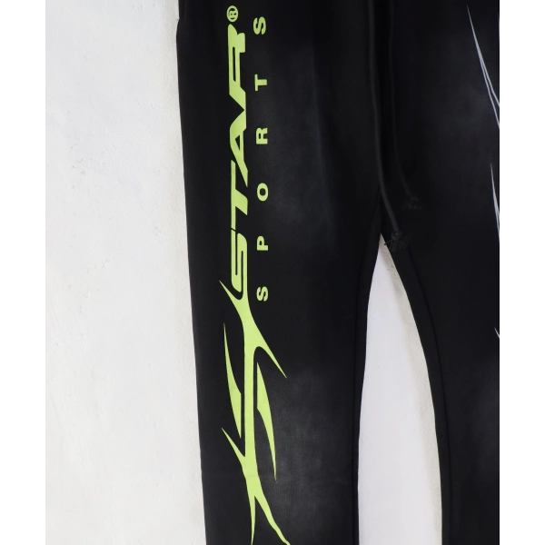 Hellstar Sports Hoodie & Sweatpants Set Black Green #5676-8232