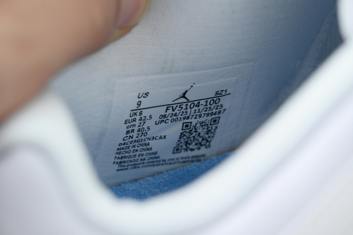 PK God Batch Air Jordan 11 Retro Low 'UNC' 2026 FV5104-100