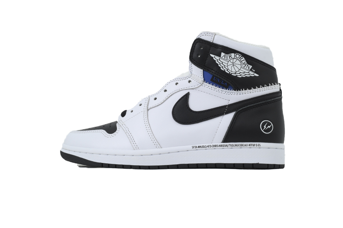 PK God Batch Union LA x Air Jordan 1 Retro Collaborative Black And White II7282-100