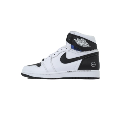PK God Batch Union LA x Air Jordan 1 Retro Collaborative Black And White II7282-100 01