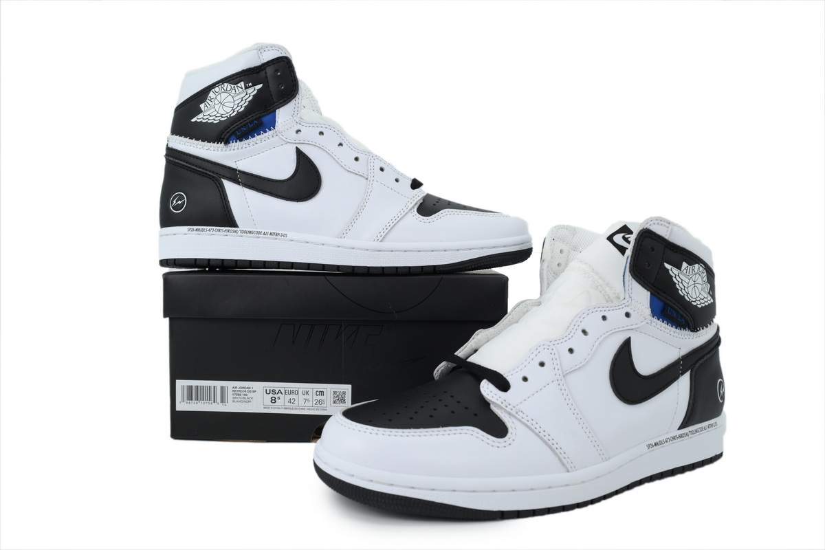 PK God Batch Union LA x Air Jordan 1 Retro Collaborative Black And White II7282-100