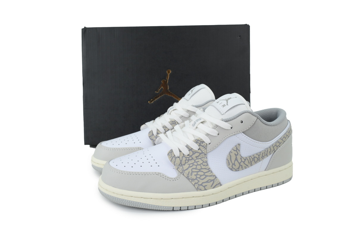 LJR Batch Air Jordan 1 Low Premium 'Elephant Print' DH4269-100