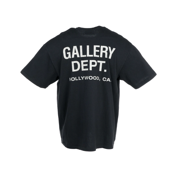 GALLERY DEPT. SOUVENIR T-SHIRT BLACK + Purple Brand Fashion Jeans YZ072449