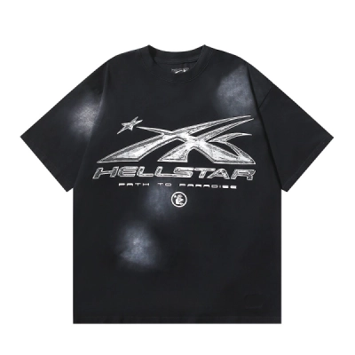 Hellstar T-shirt 619 + Purple Brand Fashion Jeans YZ072449 02