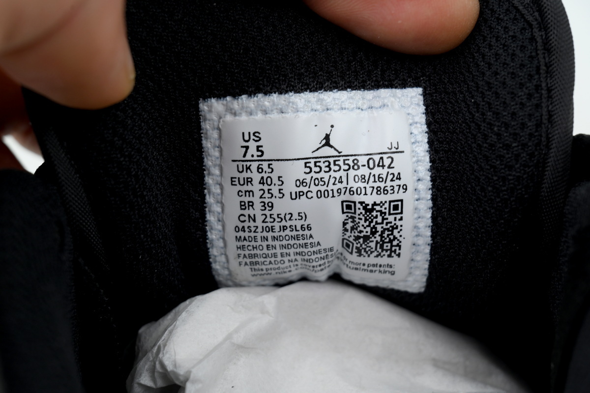 LJR Batch Air Jordan 1 Low 'Black Royal Toe' 553558-042