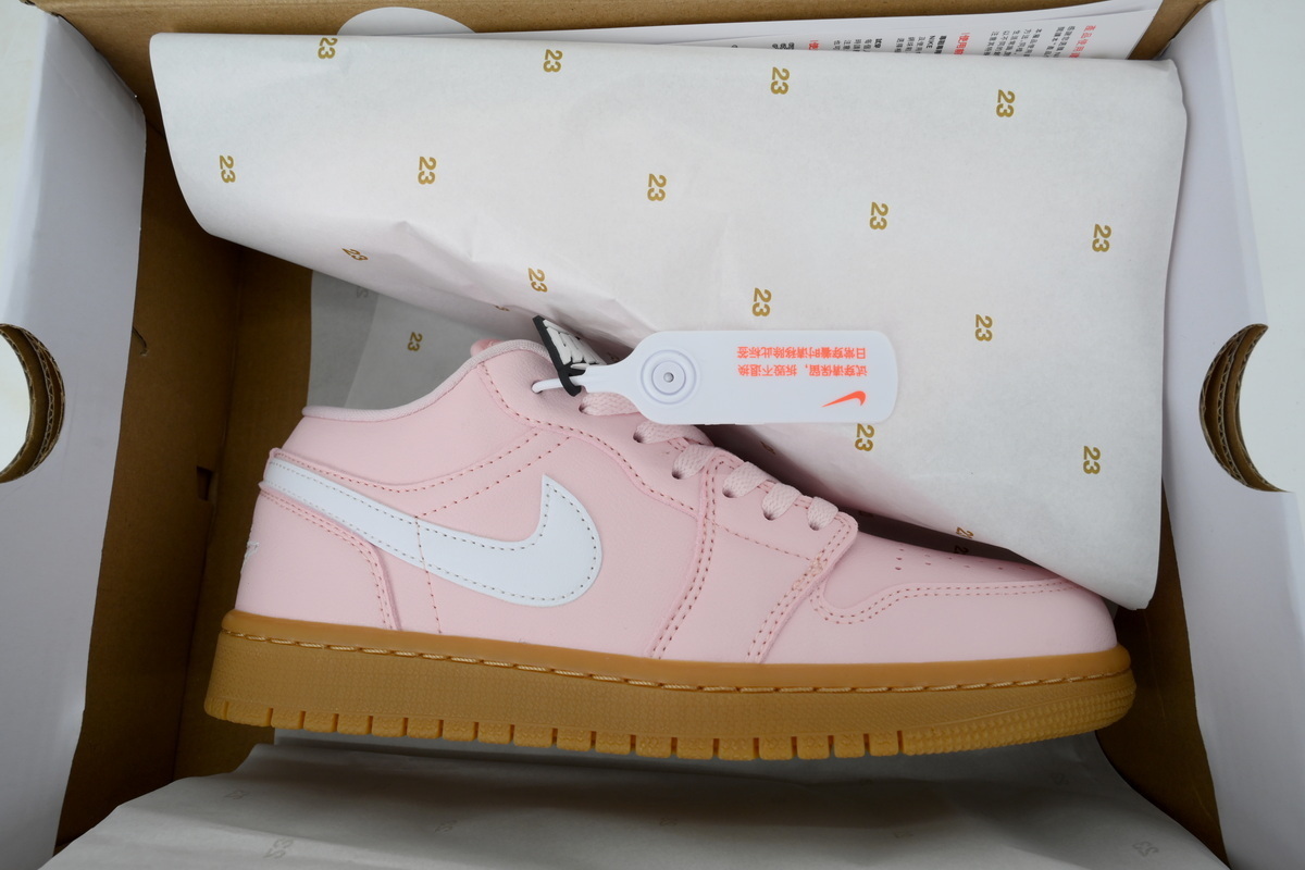 LJR Batch Wmns Air Jordan 1 Low 'Arctic Pink Gum' DC0774-601